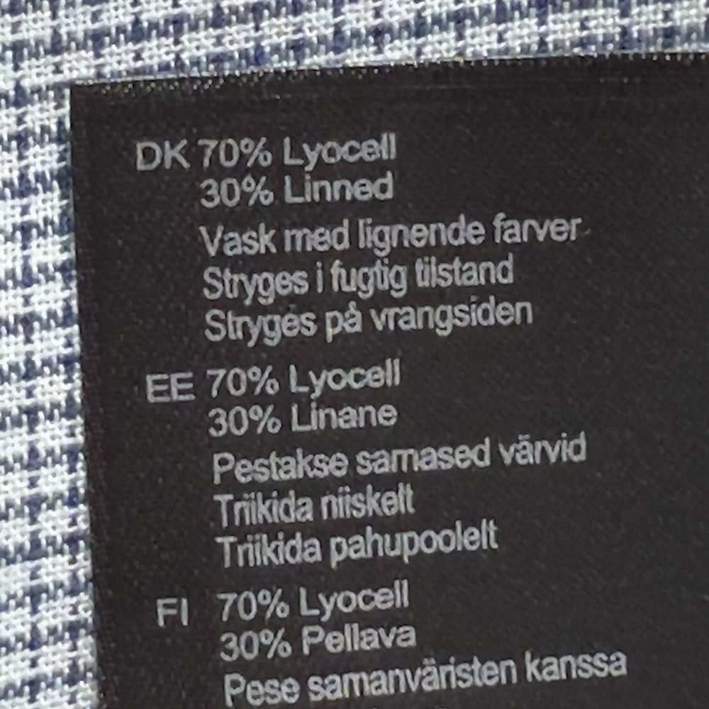 Barbour Linen Lyocell Blend Tailord Fit Shirt Mens Sz M Check Long Sleeve - Picture 10 of 15